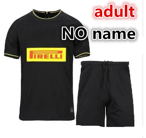 19 20 Inter milan 3rd футбольные майки LAUTARO ICARDI NAINGGOLAN PERISIC SKRINIAR POLITANO комплект для взрослых Inter milan рубашка - Цвет: adult