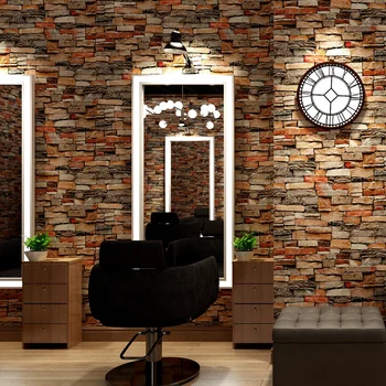 

1M/3M/6M Self Adhesive Wallpaper Stick Wall Decorative Brick Wall Sticker Waterproof Paper for Living Room Bed Room Decorative