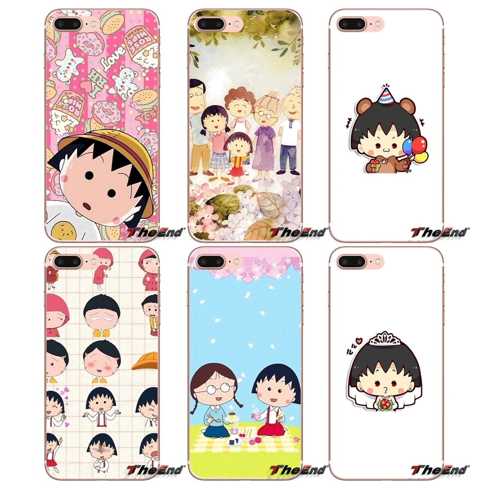 Для huawei P Smart Y6 Ascend P8 P9 P10 Plus Nova P20 Lite Pro Mini 2017 мягкие прозрачные чехлы Chibi Maruko Chan Japan |