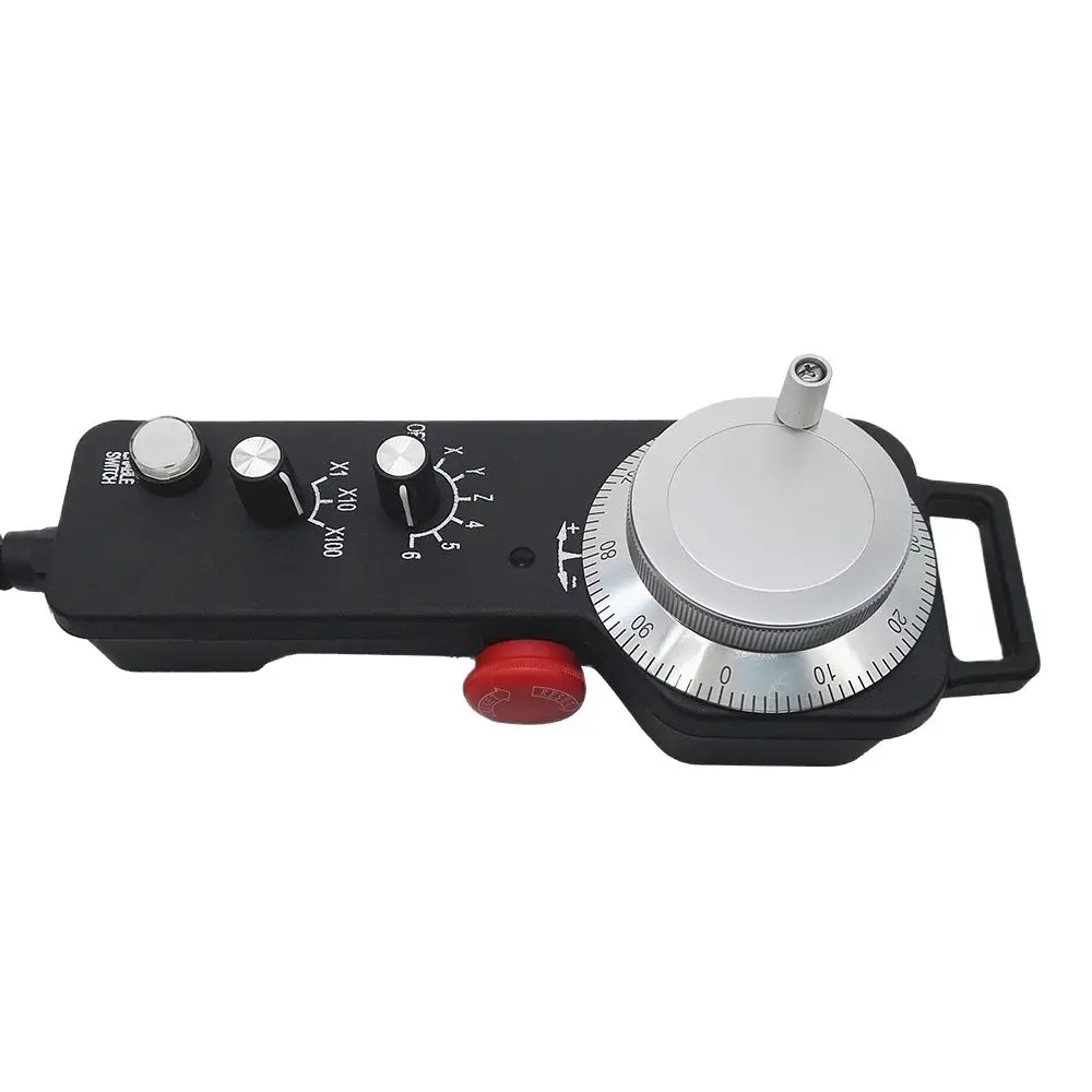 TM2080-100BSL5 MPG With Cable 222*80MM Size Handy Encoder / Manual Pulse Generator For CNC Machine