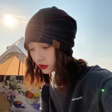 

шапка Knitted Beanie Women's Hat Winter Men Unisex Skullies Beanies Warm Casual Slouchy Hat Crochet Beanie Hat Female Baggy