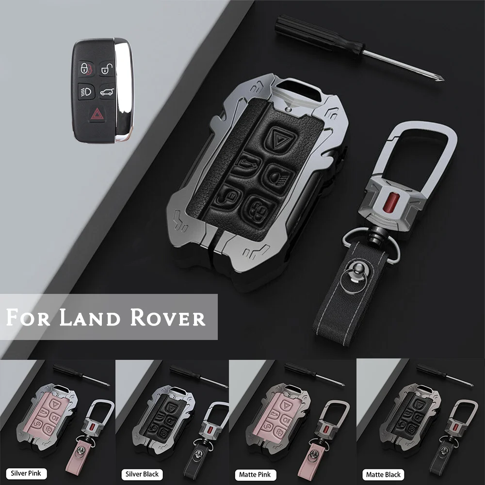 

Zinc Alloy Smart Remote Car Key Auto Protector Fob Case Cover Keychain Accessories For Land Rover Range Rover Jaguar