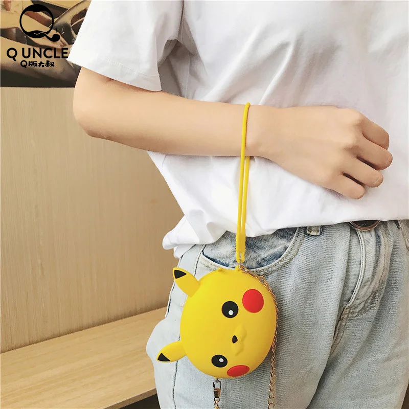 

Q UNCLE Mini Zipper Earphone Headphone Card Storage Bag Box Carrying Pouch Round Case Women Coin Purse Wallet Portefeuille Femme