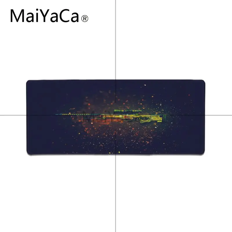 MaiYaCa Нескользящие ПК запасные части для ружья Csgo коврик для мыши геймерская игра коврики большой игровой коврик для мыши Коврик для клавиатуры