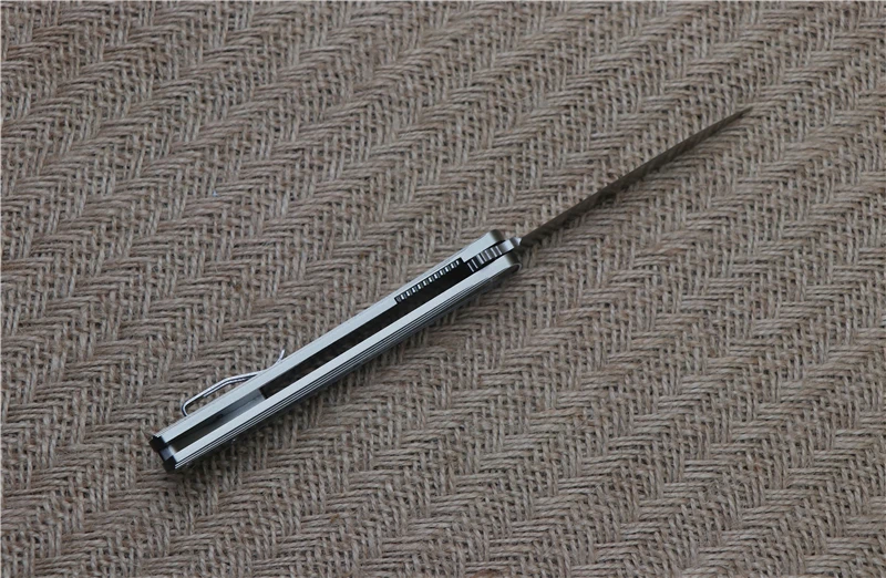 Günstige OEM CRO SSBONES 7530 folding messer lager AUS 8 klinge 6061 aluminium legierung griff outdoor camping jagd tragbare EDC werkzeug