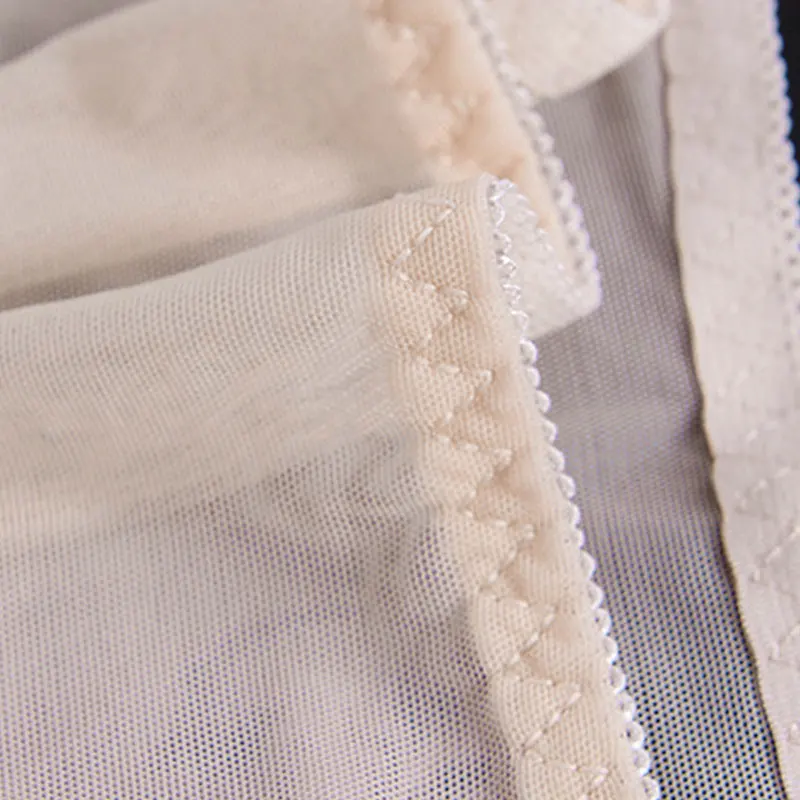 Women's Transparent Mesh Panties Fashion Solid Color Seamless Sexy Underwear Ice Silk Thin Breathable Smooth Large Size Briefs