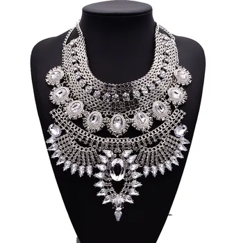 Bohemian Fashion Statement Necklace (0019)
