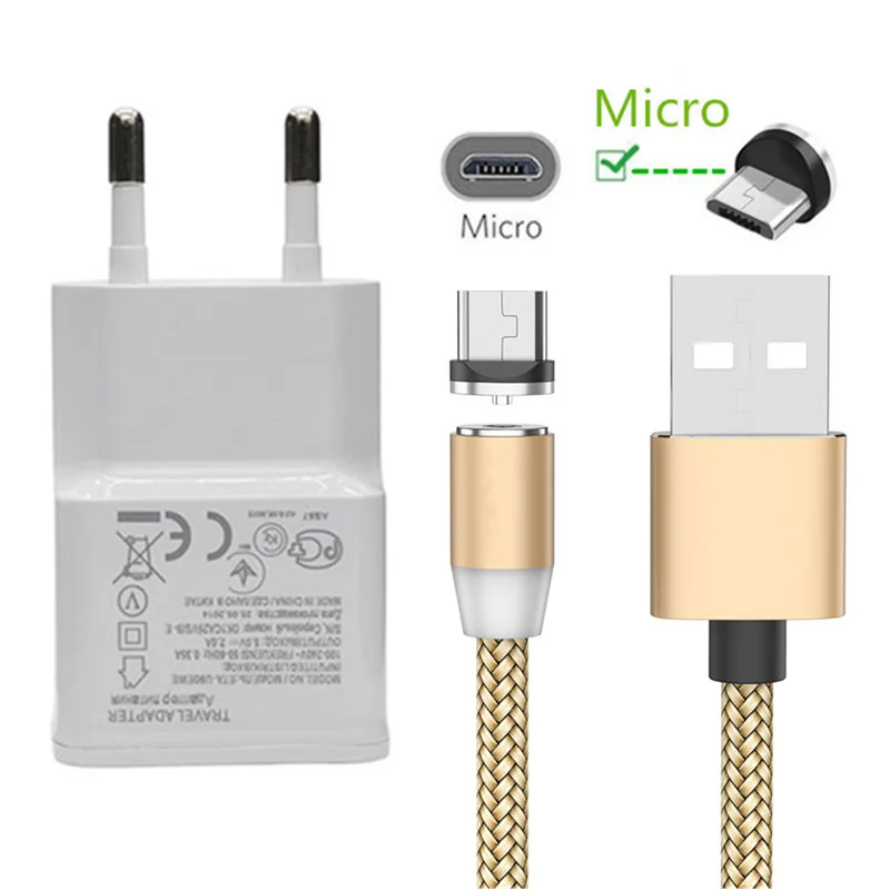 Магнитный зарядный кабель Micro usb для Samsung Galaxy A6 Huawei P Smart Honor 10i Xiaomi Redmi 7A 4X мобильный
