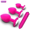 Anal Plug Butt Sex Toys for Women Men Soft Silicone Prostate Massager Mini Erotic Bullet