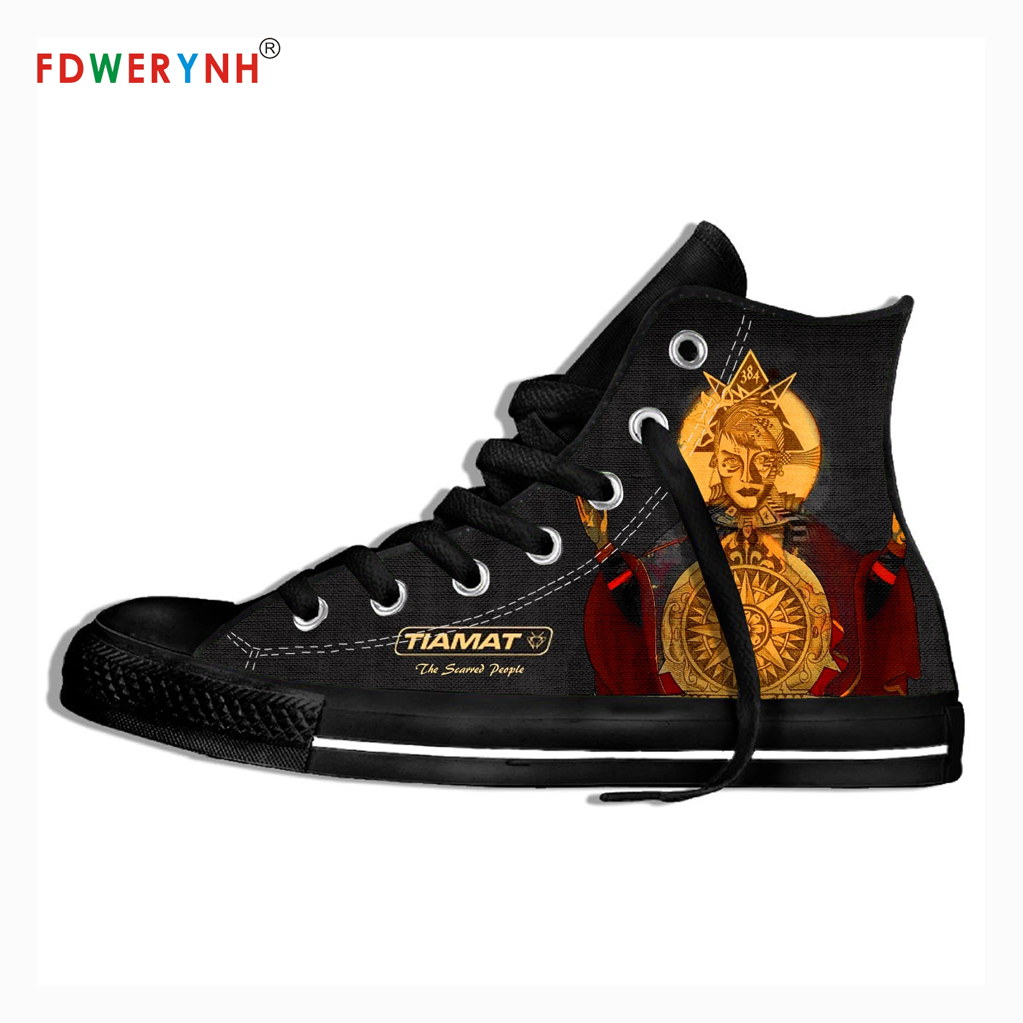 

Men's Casual Shoes Tiamat Band Most Influential Metal Bands of All Time 3D Pattern Logo Men Shoes