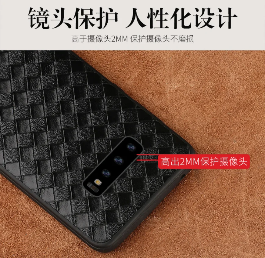 Роскошный противоударный чехол из натуральной кожи для телефона samsung galaxy A50 A70 A40 A20 Note 8 9 10 S8 S9 S10 plus чехол для телефона