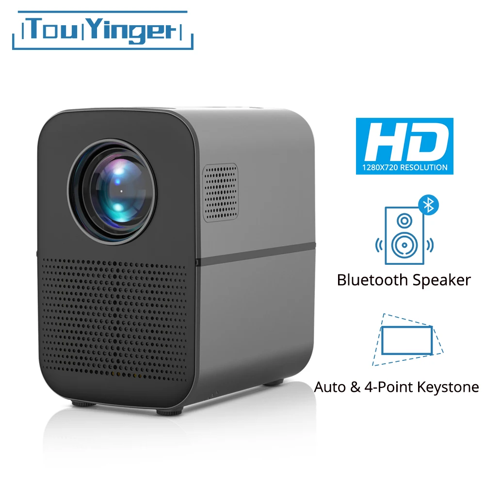 Touyinger T7 T7k T7w Hd Led Videoprojecteur À Domicile Bluetooth