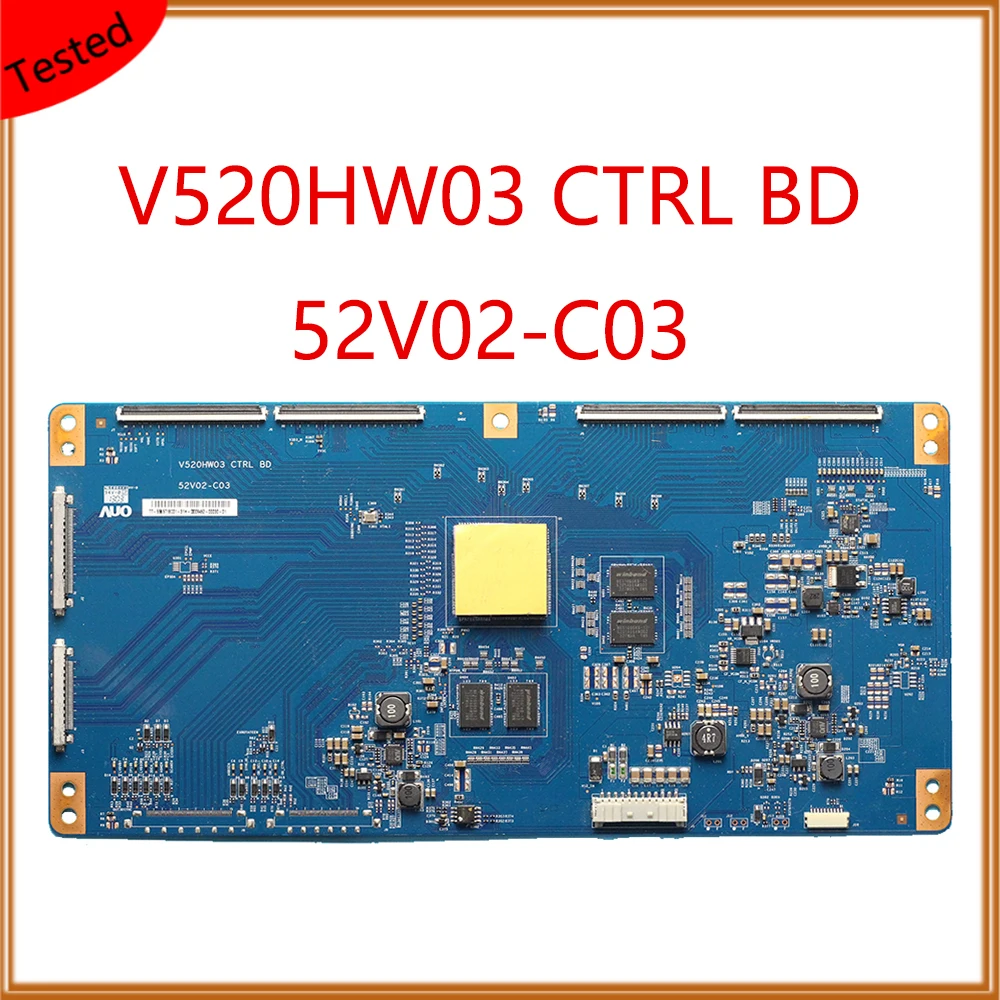 V520HW03 CTRL BD 52V02 C03 65 дюймов ТВ T Con плата Дисплей оборудование тест De материнская