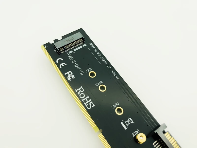 DDR для M.2 ssd-адаптер Райзер карты памяти DDR4 слот для карт, чтобы ключ M.2 NGFF SSD конвертер карты SATA M2 поддерживает 2230 2242 2260 2280