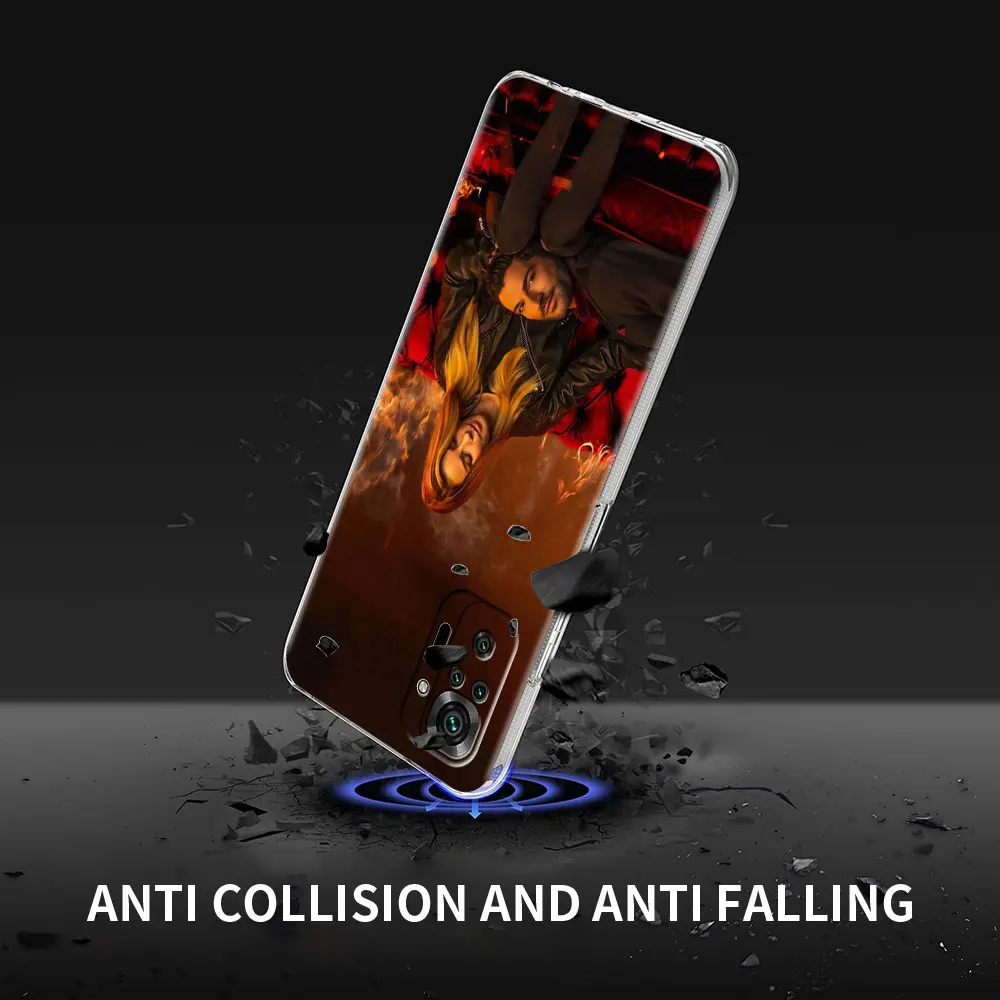 Silicone Cover For Xiaomi Redmi Note 10 9 Pro 9S 8 9C 7 8T 10S 9A 7A 8A K40 K20 Shockproof Soft Phone Case Lucifer TV Funda Capa