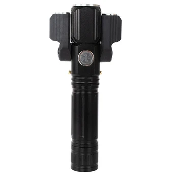 

Hot Selling LED USB Chargeable Bright 800 Lumen Telescopic Rotating Flashlight for Camping Outdoor Hiking