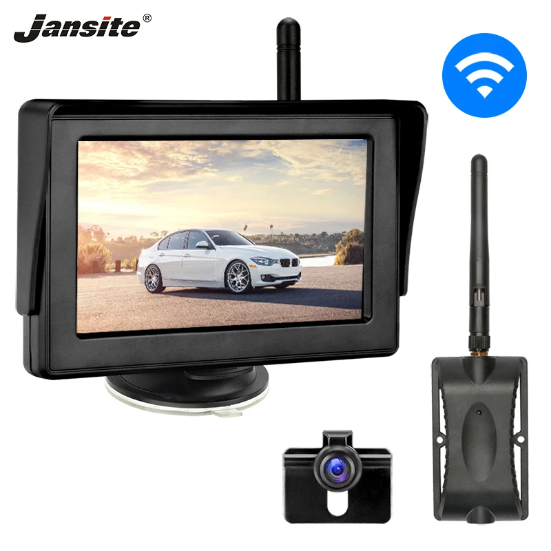 Jansite Monitor Auto rückansicht kamera auto monitore für Backup Kamera Wireless Parkplatz System Nachtsicht wasserdichte Hinten Kameras Jansite Monitor Auto rückansicht kamera auto monitore für Backup Kamera Wireless Parkplatz System Nachtsicht wasserdichte Hinten Kameras