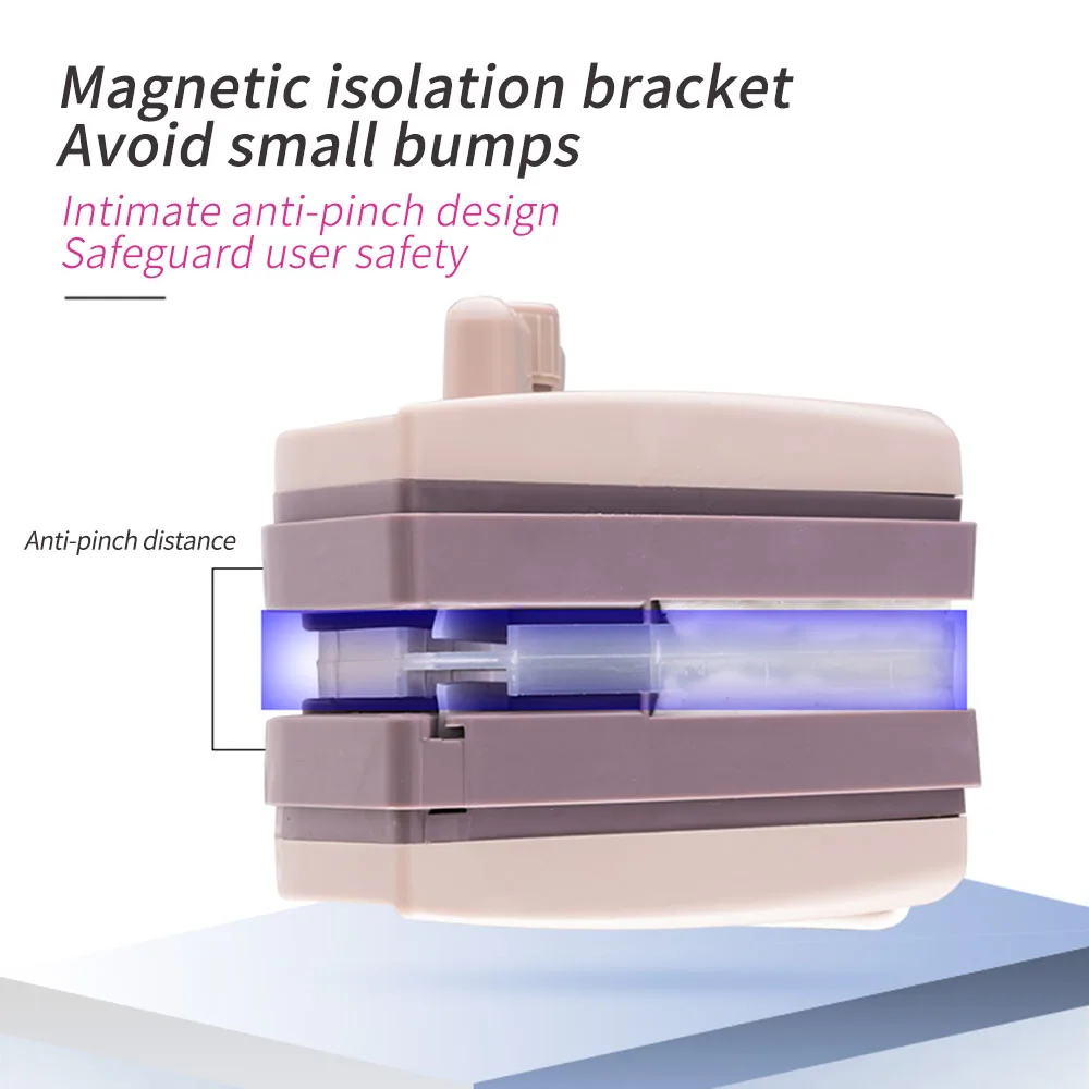 Бытовая односторонняя Магнитная Щетка для протирания стекла, магнитный стеклоочиститель для мытья стекол, инструменты для чистки стекол