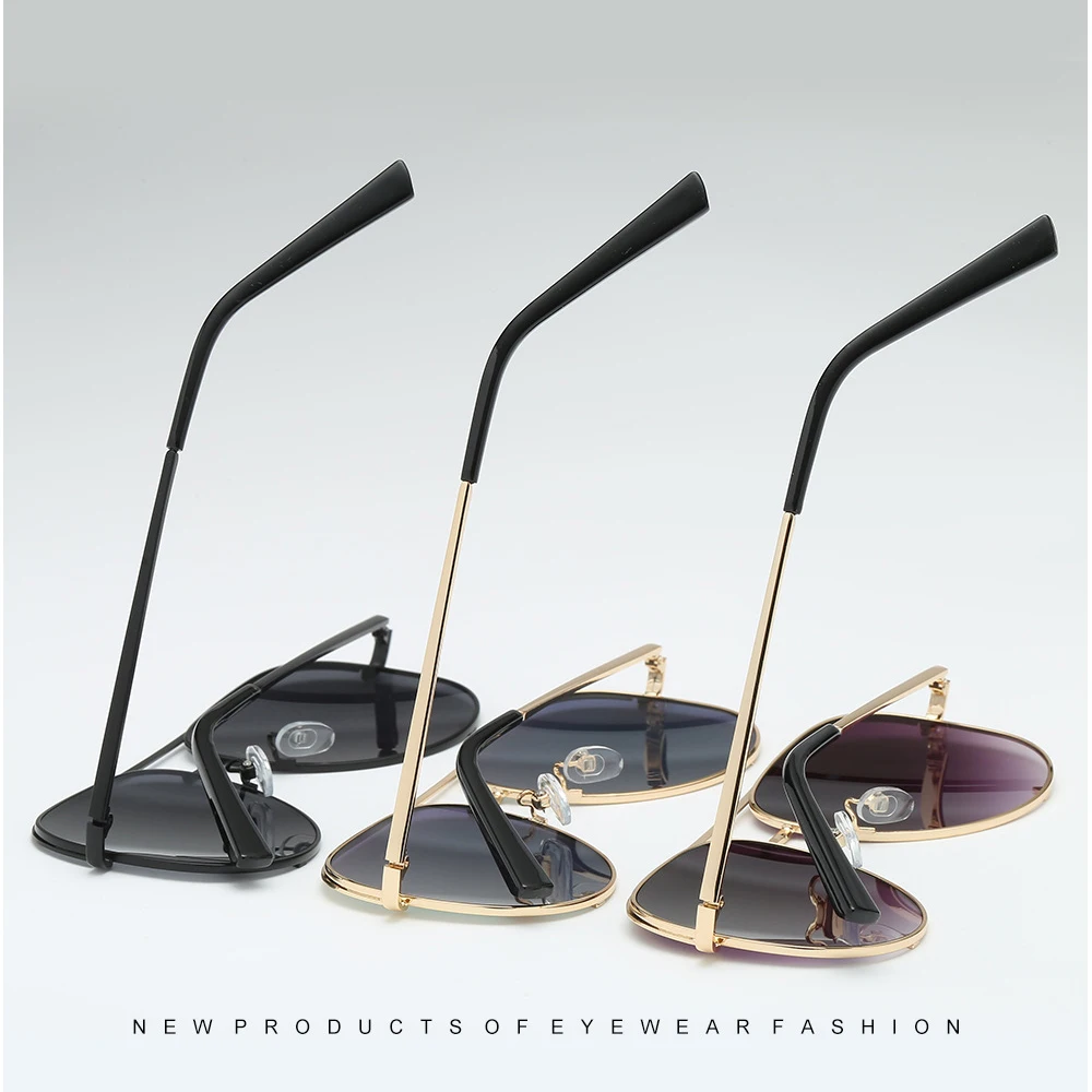 TOYEARN новые модные брендовые дизайнерские женские солнцезащитные очки пилота женские мужские очки градиентные солнцезащитные очки для женщин зеркальные очки UV400
