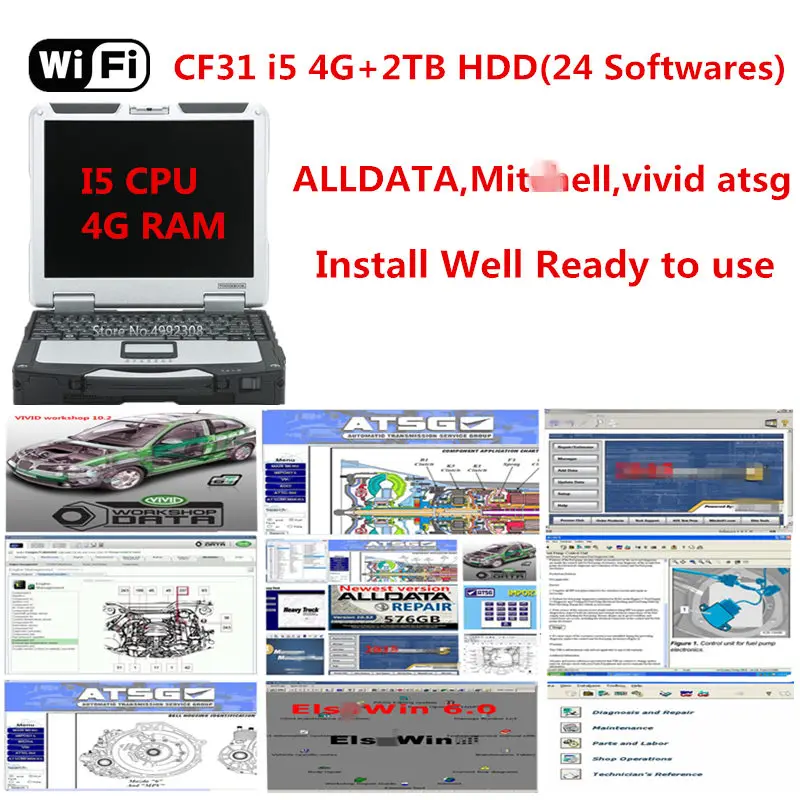 2021 популярное программное обеспечение для ремонта всех данных Alldata 10 53 Mit .. ch-ell Vivid