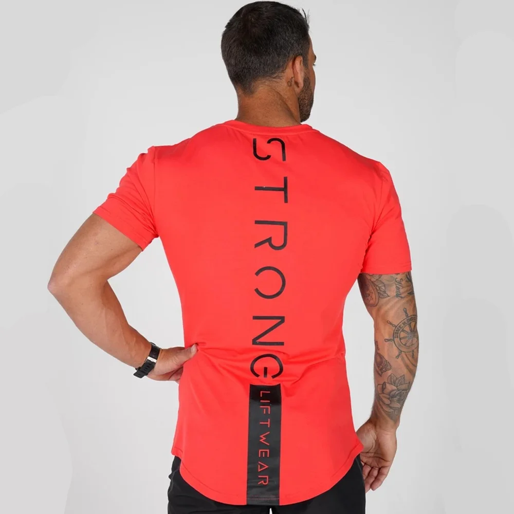 Men's Fitness Workout Streetwear T Shirt Men's Fitness Apparel, Men's