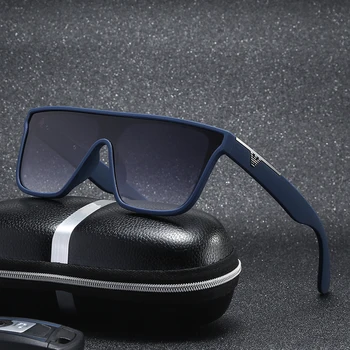 

Trendy Square Sunglass for man 2020 Big lens Big Frame Luxury Brand Designer Vintage Retro Gradient Driving glasses