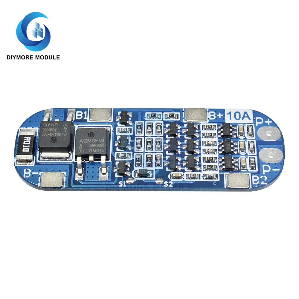 BMS 3S 10A 11 1 V 12V 12 6 18650 Защитная плата зарядного устройства для литиевых батарей