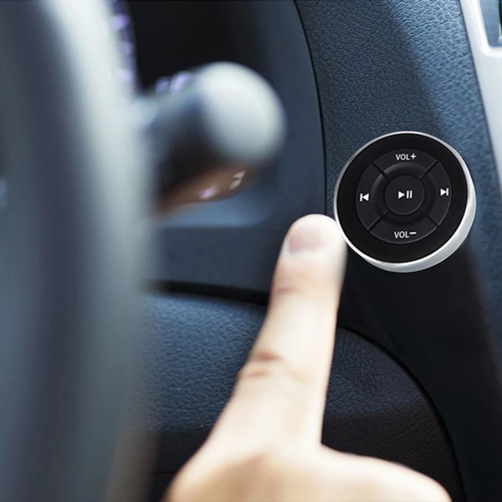 Безопасное вождение Ручка Крепление дистанционное управление мотоцикл Bluetooth беспроводной Авто чувствительный рулевого колеса автомобиля мини медиа кнопка