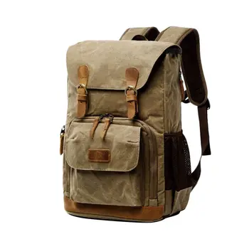 

RISE-Batik Canvas Camera Backpack Outdoor Waterproof Bag Multi-Functional Photography Bag For Canon For Most Digital Slr Bag