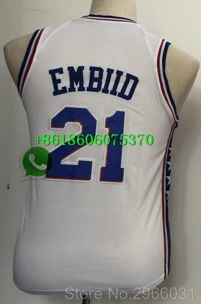 А+++ качество Молодежный#25 Бен Симмонс 21 Joel Джерси embiid Philadelphia