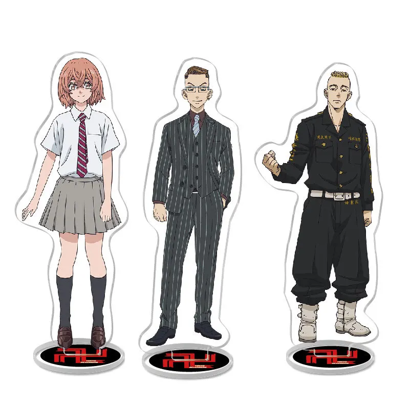 Anime Tokyo Revengers Arylic Figure Model Stand Cosplay Manjiro Ken Takemichi Hinata Atsushi Desk Decor Stand Sign Fans Gifts