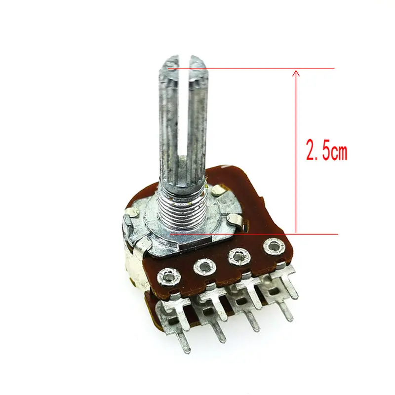 3 шт. Тайвань WH-148 громкости звука потенциометр 8pin B50K B100K TB503X2 TB104X2