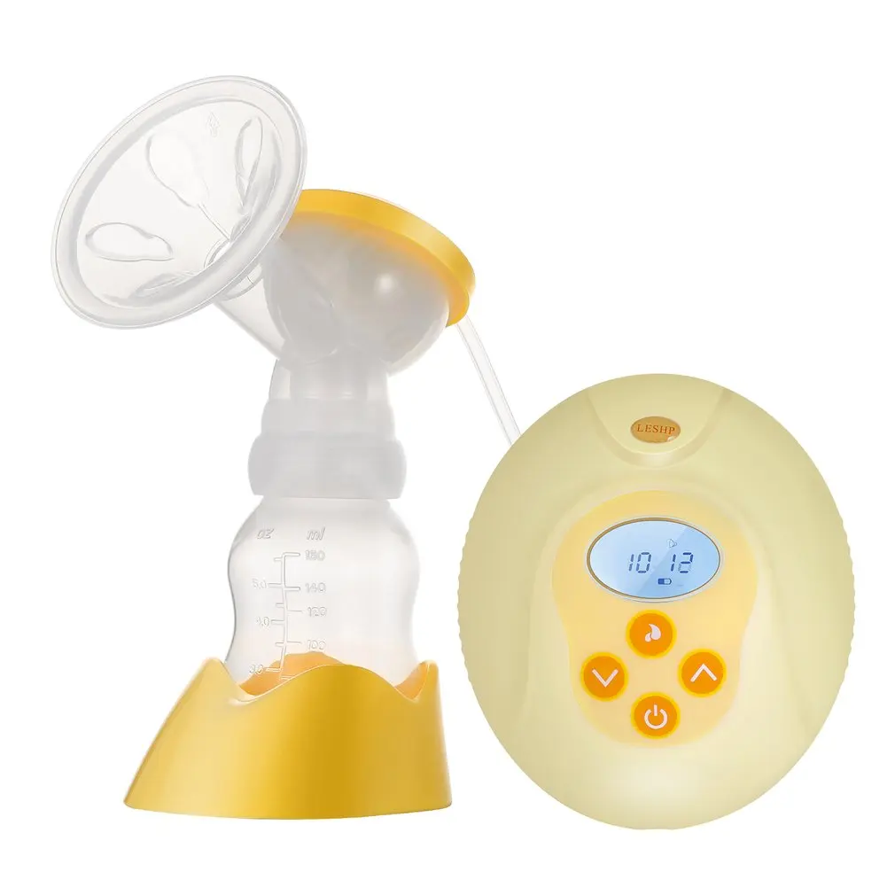 Double Electric breast pumps Powerful Nipple Suction USB Electric Breast Pump with baby milk bottle Cold Heat Pad Nipple