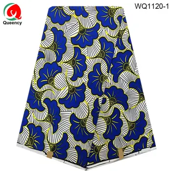 

WQ1115 Queency New print Ankara fabric Africa 100% cotton Wax Nigerian DIY clothes materials High quality