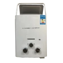Домашний Применение 6L пропанового газа LPG Tankless мгновенного горячей воды нагреватель котел с Насадки для душа одобренный CE Домашний Применение 6L пропанового газа LPG Tankless мгновенного горячей воды нагреватель котел с Насадки для душа одобренный CE