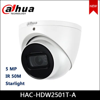 

Dahua HAC-HDW2501T-A 5MP Starlight HDCVI IR Eyeball Camera Audio in interface, built-in mic CCTV Camera