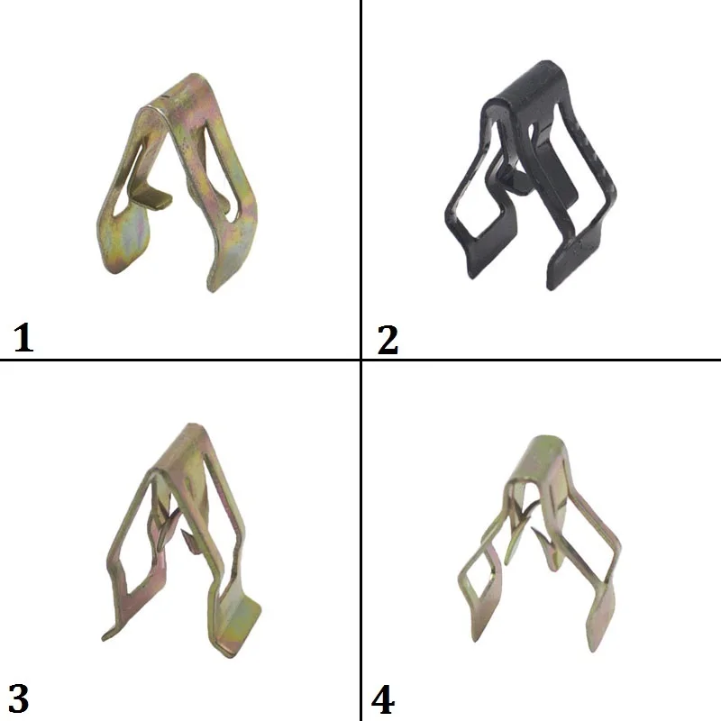 

20Pcs Metal Clips Car Body Console Dash Dashboard Trim Rivets Fixed Snap