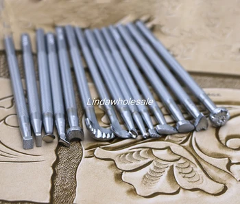

Leather carving tool, 14 piece set leather printing tool
