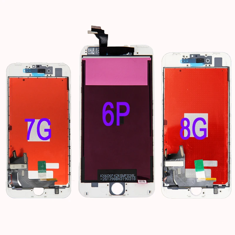 AAA LCD Display 100%3D Touch Screen For iPhone 6S 7 8 6G Replacement Screen With Digitizer Assembly For iPhone Repair Tools Gift