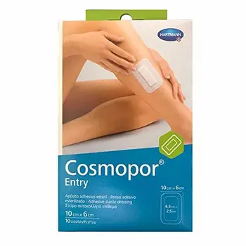 

HARTMANN S.A APOSITO ADHESIVO ESTERIL COSMOPOR ENTRY 10CM X 6CM 10 UNIDADES
