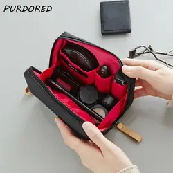 PURDORED 1 шт. Твердые Косметические сумка в Корейском стиле для женщин косметичка несессер водостойкие косметичка дропшиппинг