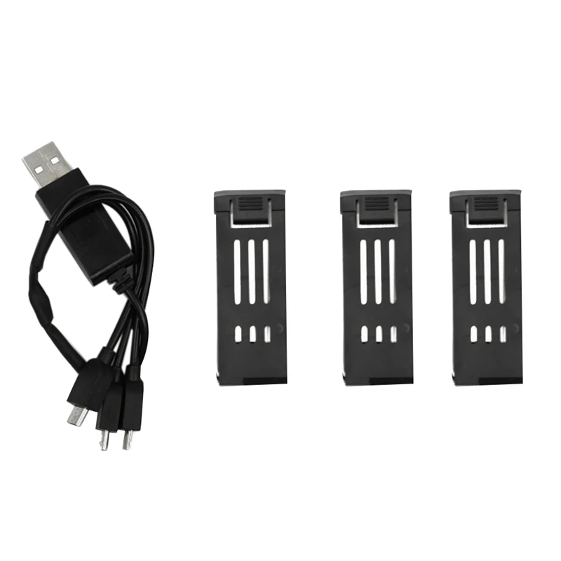 FFYY-New E58 Wifi Fpv Rc Four-Axis Aircraft Battery Spare Parts Rechargeable Battery 3.7V 500Mah Battery Replacement For E58 Jy0