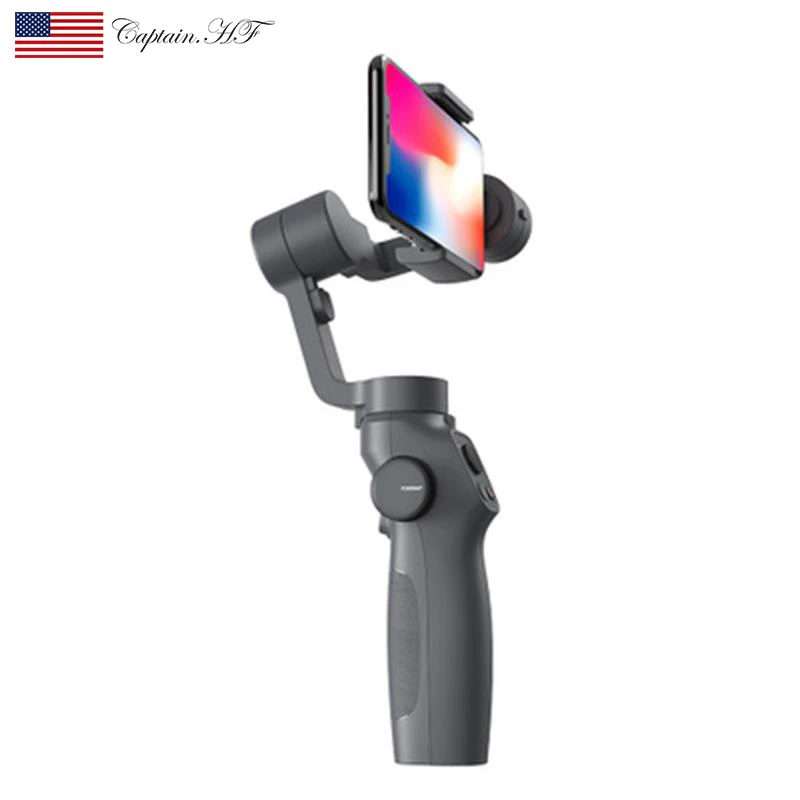  US Captain Motorized 3-Axis Smartphone Handheld Gimbal Stabilizer for Smooth Video Capture 360 Degr