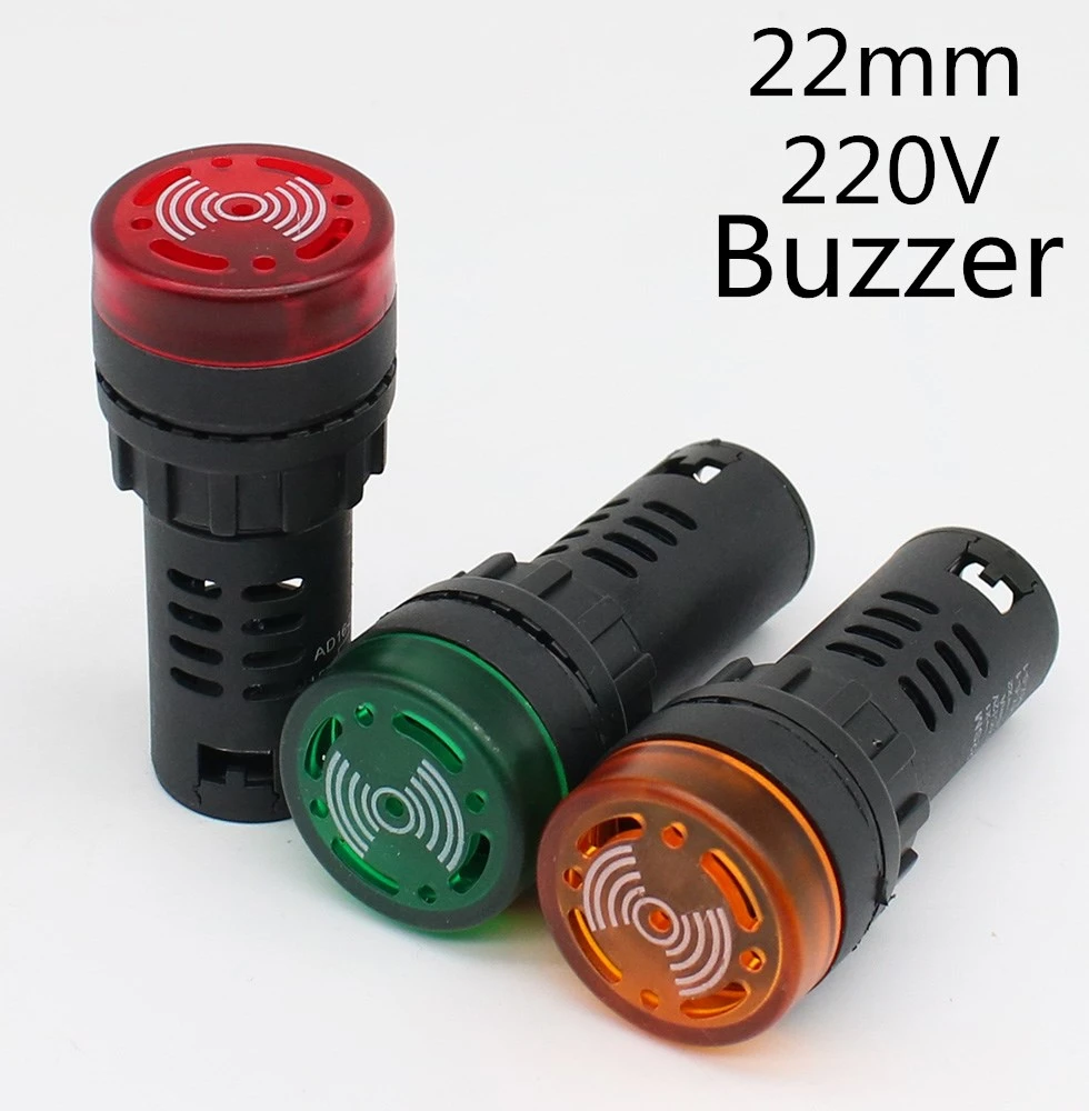 Red AD16-22SM AC DC Flash LED Active Buzzer Beep Alarm Lamp with Indicator Red AD16-22SM AC DC Flash LED Active Buzzer Beep Alarm Lamp with Indicator
