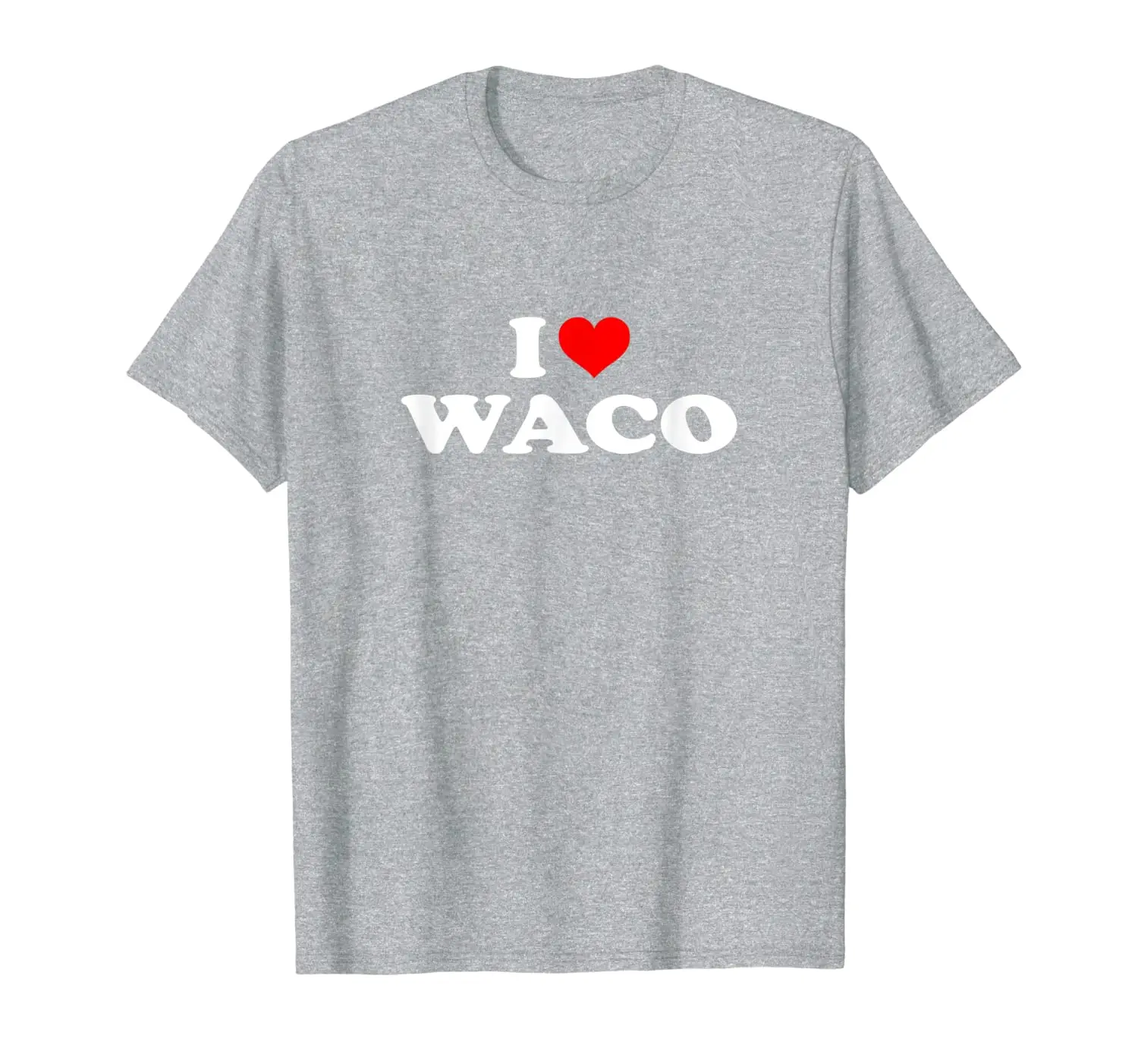 Футболка I Love Waco | Мужская одежда