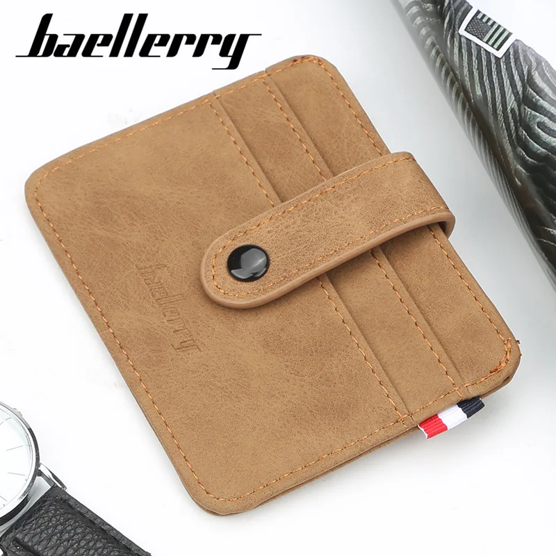 Baellerry тонкий блокирующий кожаный кошелек кредитный ID держатель для карт чехол