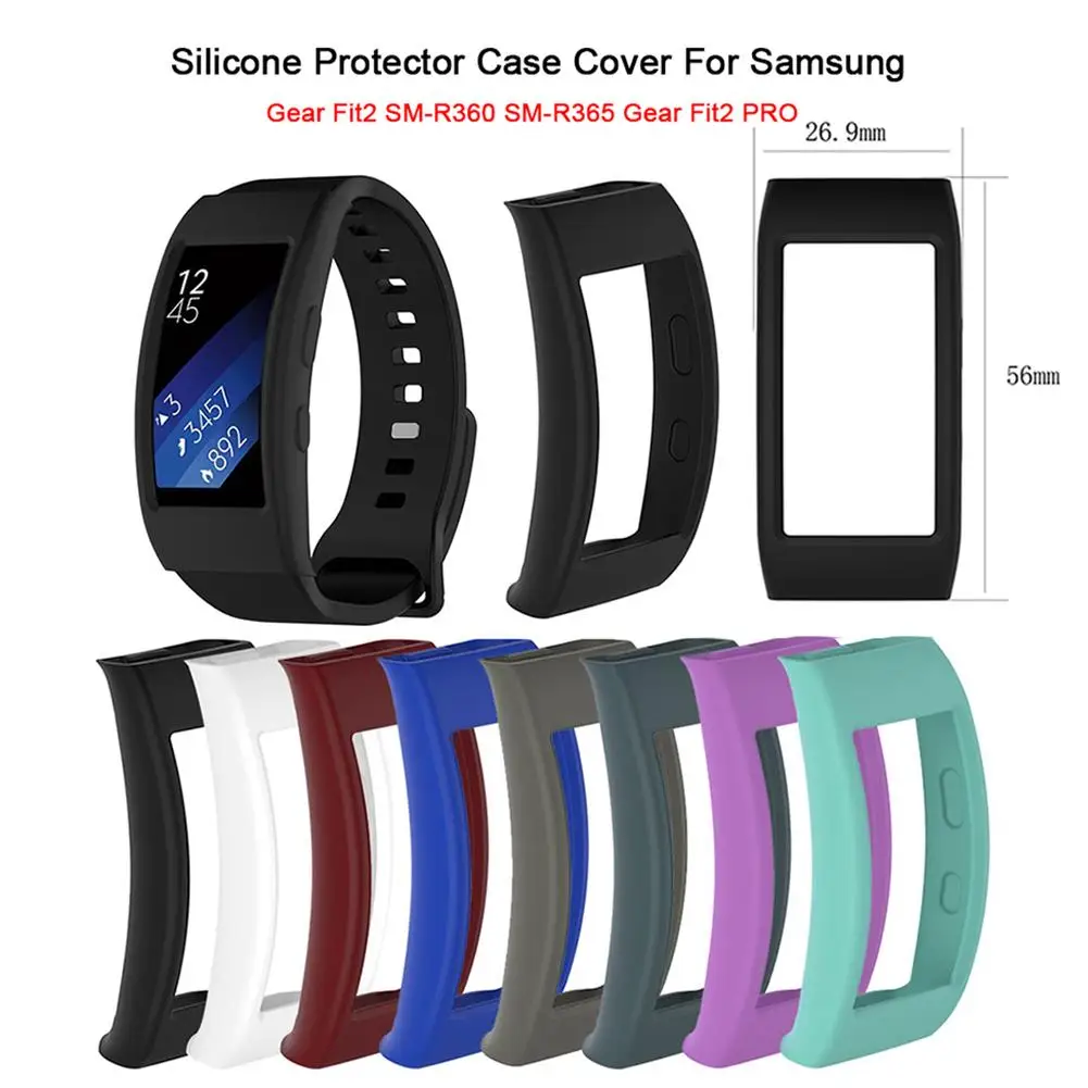 Силиконовый защитный чехол для samsung gear Fit2 Universal SM-R365 gear Fit2 PRO Smart Bracelet универсальный# BO