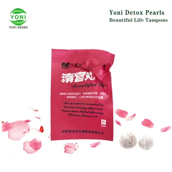 

10Pcs Yoni Detox Pearls Herbal Tampons Beautiful Life Clean Point Woman Tampon Vaginal Treatment Womb Detox Original Bangdeli