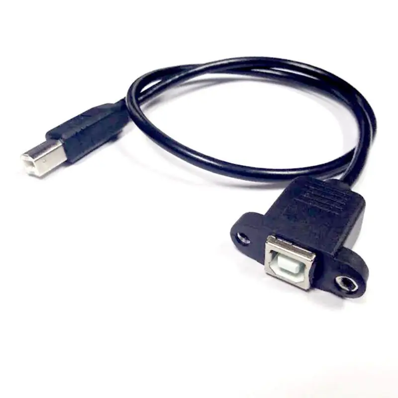 USB 2,0 мужчина к Тип B Женский принтер кабель-удлинитель для главного адаптера под названием 30/50/100 см - Цвет: B