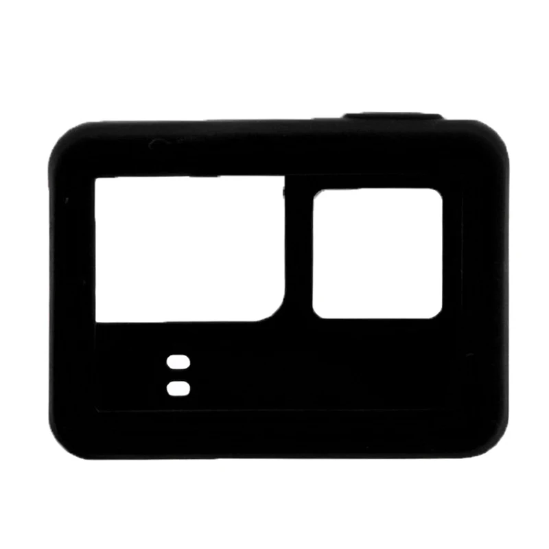 1 комплект для GoPro Hero 5 6 7 Чехол для экшн-камеры защитный силиконовый чехол+ крышка для объектива для GoPro аксессуары 5 цветов